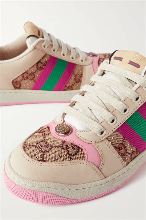 gucci shoes mismatched sneaker|gucci screener sneakers women's.